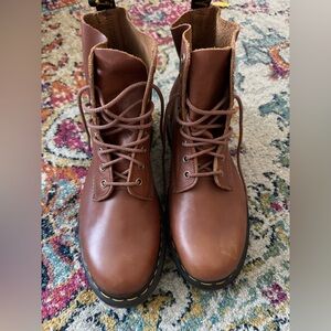 Men’s Dr Martens Brown Leather Boots